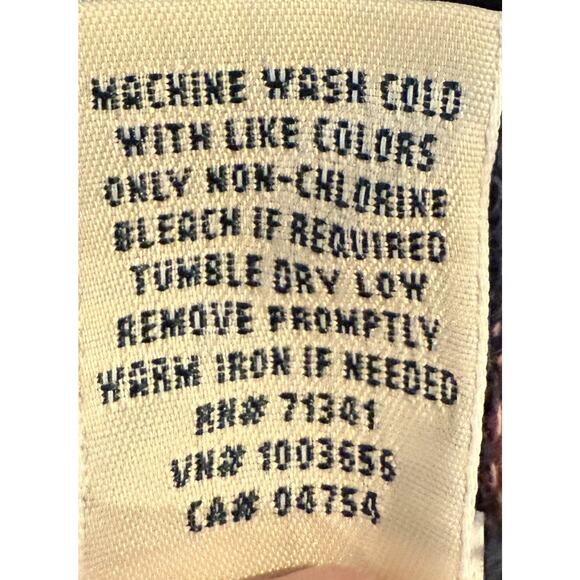 L.L. Bean Striped Rugby Top Womens Sz XL Blue 100% Cotton Pullover Preppy - Picture 6 of 10